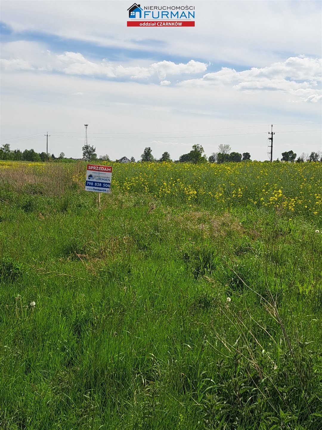 Działka budowlana na sprzedaż Lubasz  1 748m2 Foto 9