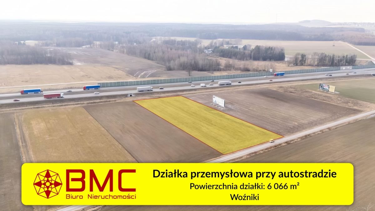 Działka przemysłowo-handlowa na sprzedaż Woźniki, Cegielniana  6 066m2 Foto 1