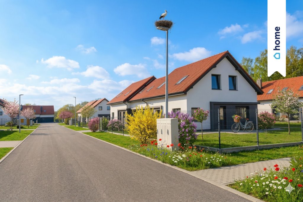 Nowoczesny dom bliźniak w Wiszni Małej, 157 m2, indywidualna aranżacja Wisznia Mała, Szkolna  157m2 Foto 1