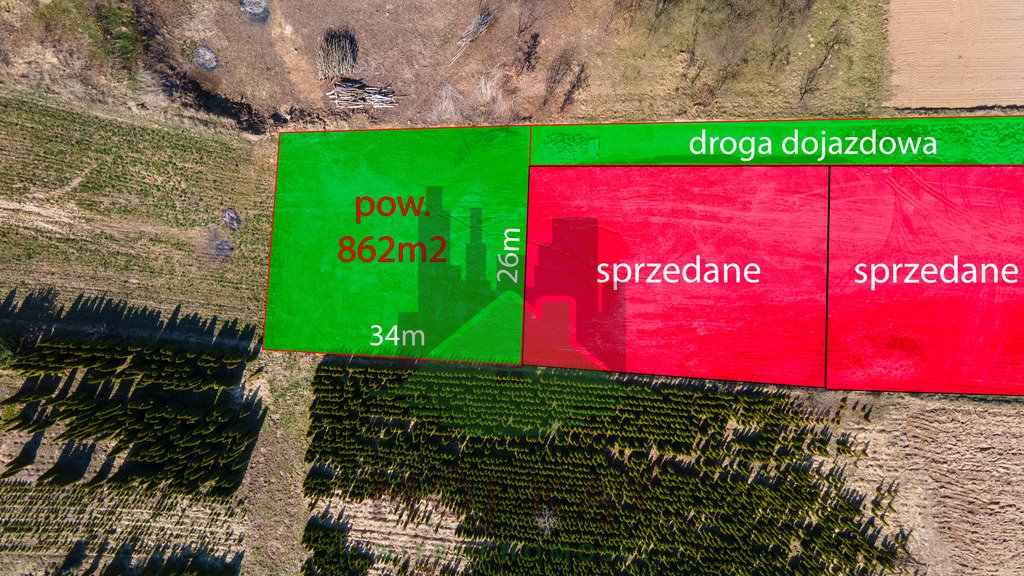 Działka 862 m² w Konopnicy – spokój, komfort i bliskość miasta Konopnica  862m2 Foto 1