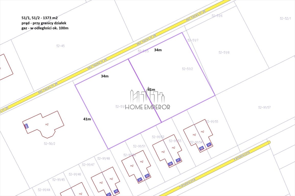 Działka 1373 m² z mediami, bez planu, w Józefowie Józefów, Świdry Małe, Sezamkowa  1 373m2 Foto 1
