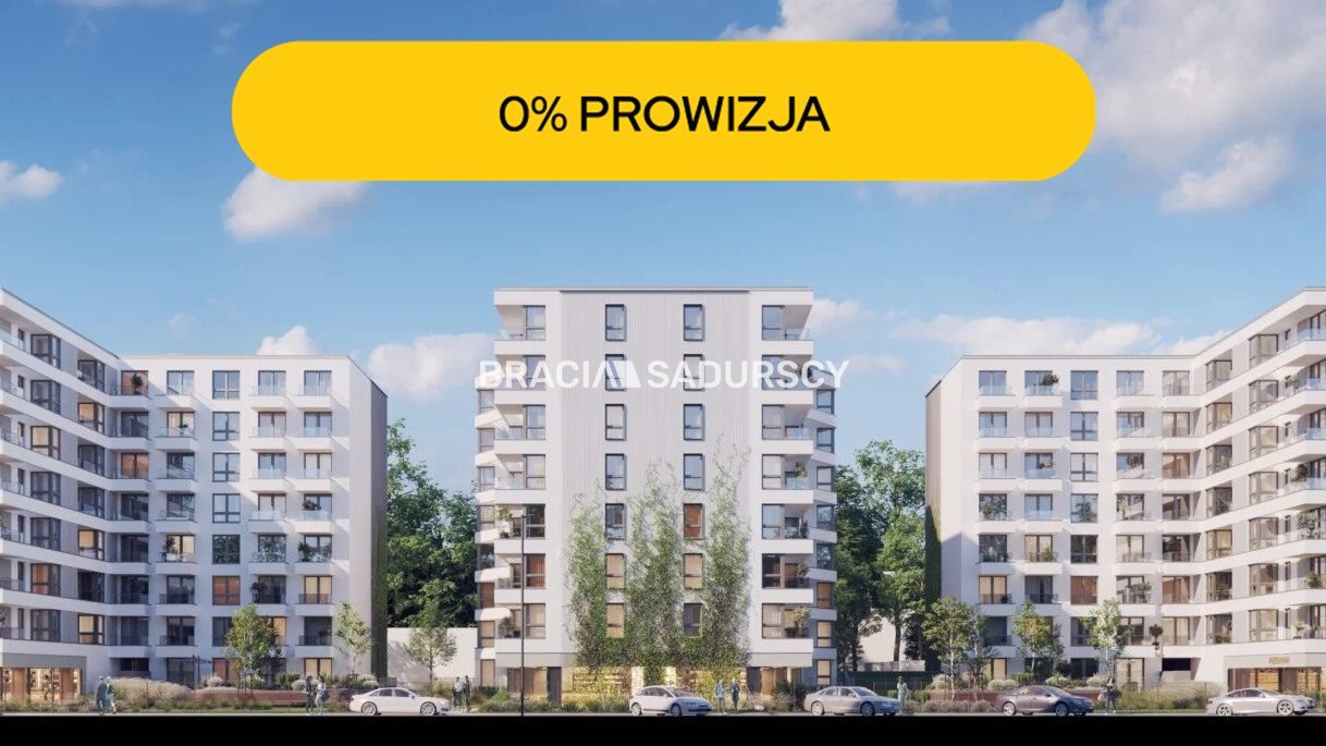 Na sprzedaż nowoczesne 2-pokojowe mieszkanie z balkonem w Krakowie Kraków, Prądnik Biały, Prądnik Biały, Imbramowska  39m2 Foto 1