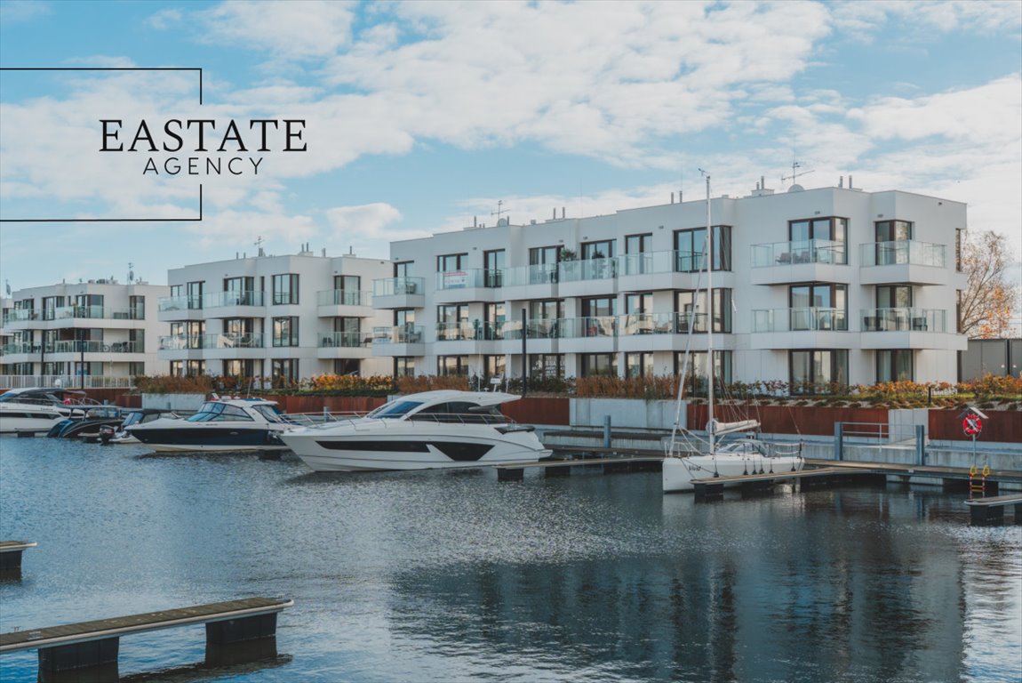 Luksusowe mieszkanie z ogrodem i tarasem w Sol Marina Wiślinka, Łąkowa  33m2 Foto 1