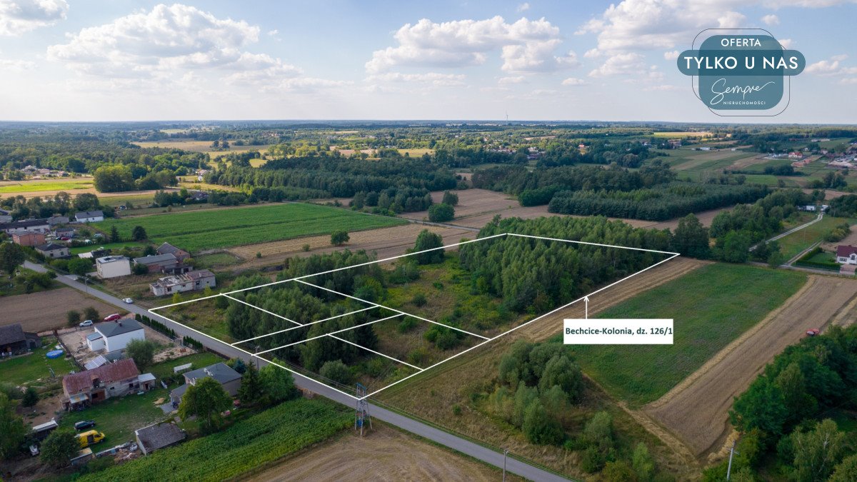 Działka przemysłowo-handlowa na sprzedaż Bechcice-Kolonia  10 957m2 Foto 1