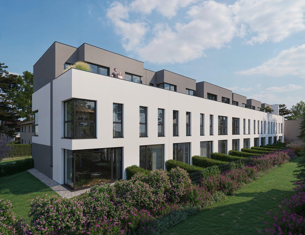Nowoczesny dom z ogródkiem i tarasem (85,4 m²) w Legionowie Legionowo, Gabriela Narutowicza  85m2 Foto 1