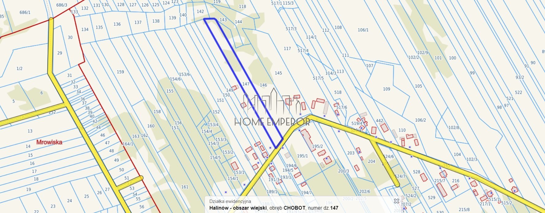 Działka budowlana na sprzedaż Chobot  5 900m2 Foto 2