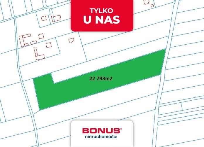 Zapraszam do zakupu działki 22 792 m² pod zabudowę w Wola Prażmowska Wola Prażmowska  22 792m2 Foto 1