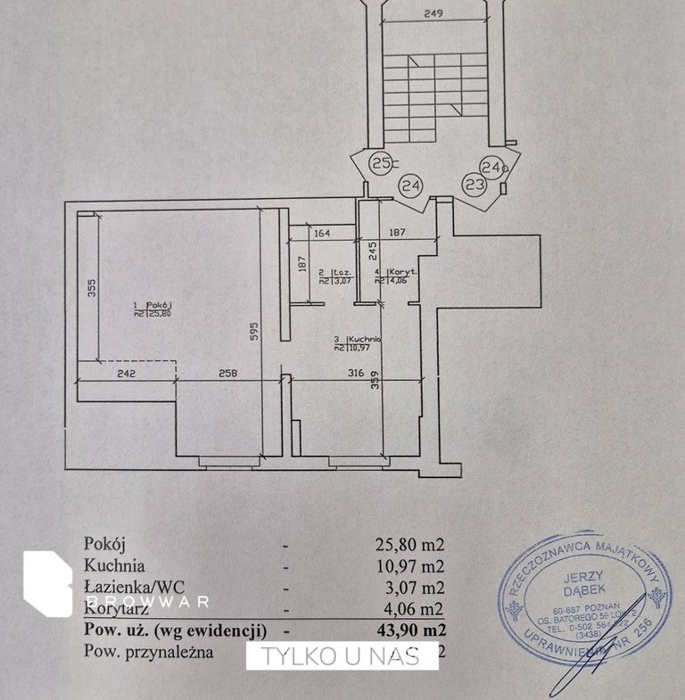 Kawalerka na sprzedaż Poznań, Wilda, Czajcza  44m2 Foto 15