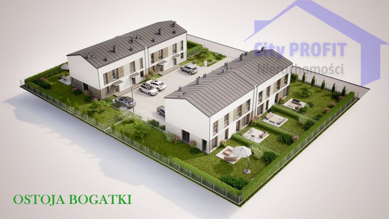 Nowoczesny dom bliźniak 128 m² w Wiązownie - polecam: Wiązowna