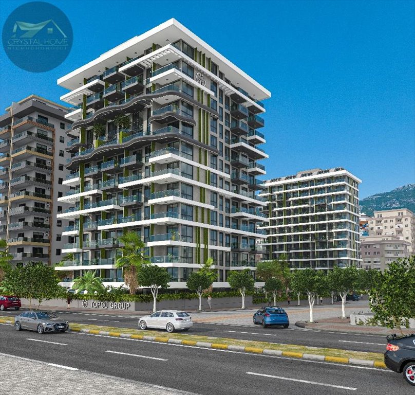 Nowoczesny apartament 2 pok. z basenami i sauną w Alanyi Turcja, Alanya  63m2 Foto 1