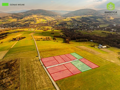 Działka budowlana na sprzedaż Gorlice, Widokowy kompleks działek w Beskidzie Niskim  859m2 Foto 1