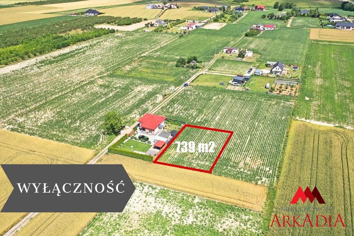 Działka budowlana 739 m² w Zarzeczewie - szybki dojazd do Włocławka Zarzeczewo  739m2 Foto 1