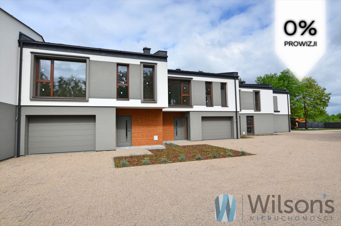 Nowoczesny dom 144 m2 z garażem, tarasem i ogrodem Łomianki, Prochownia  146m2 Foto 1