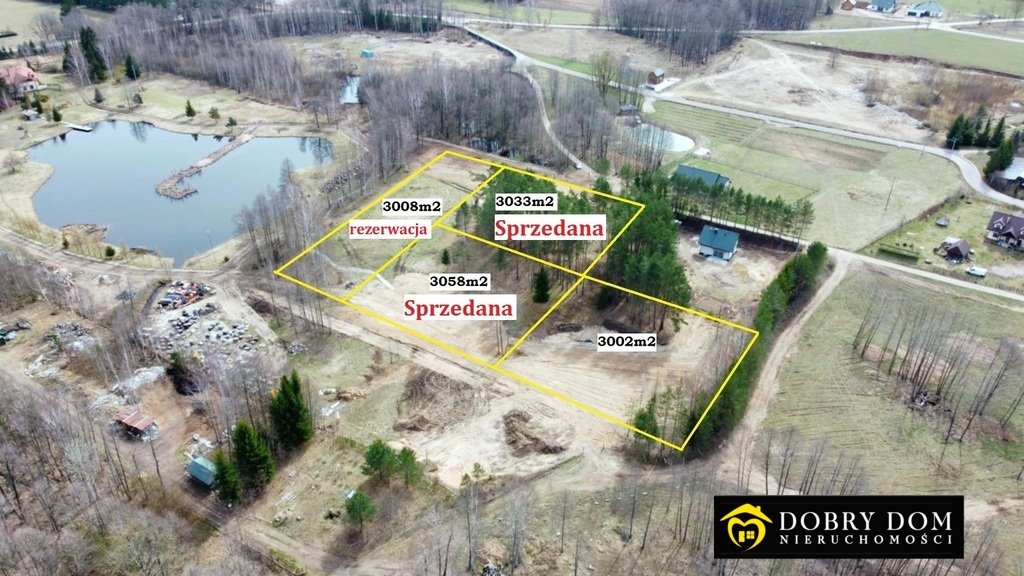 Ostatnia działka z widokiem na staw i przyrodę, 3002 m² Suwałki  3 002m2 Foto 1