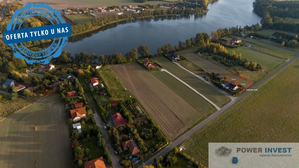 Działka budowlana 1220 m² z dostępem do jeziora i natury Krzycko Wielkie, Gołanicka  1 220m2 Foto 1