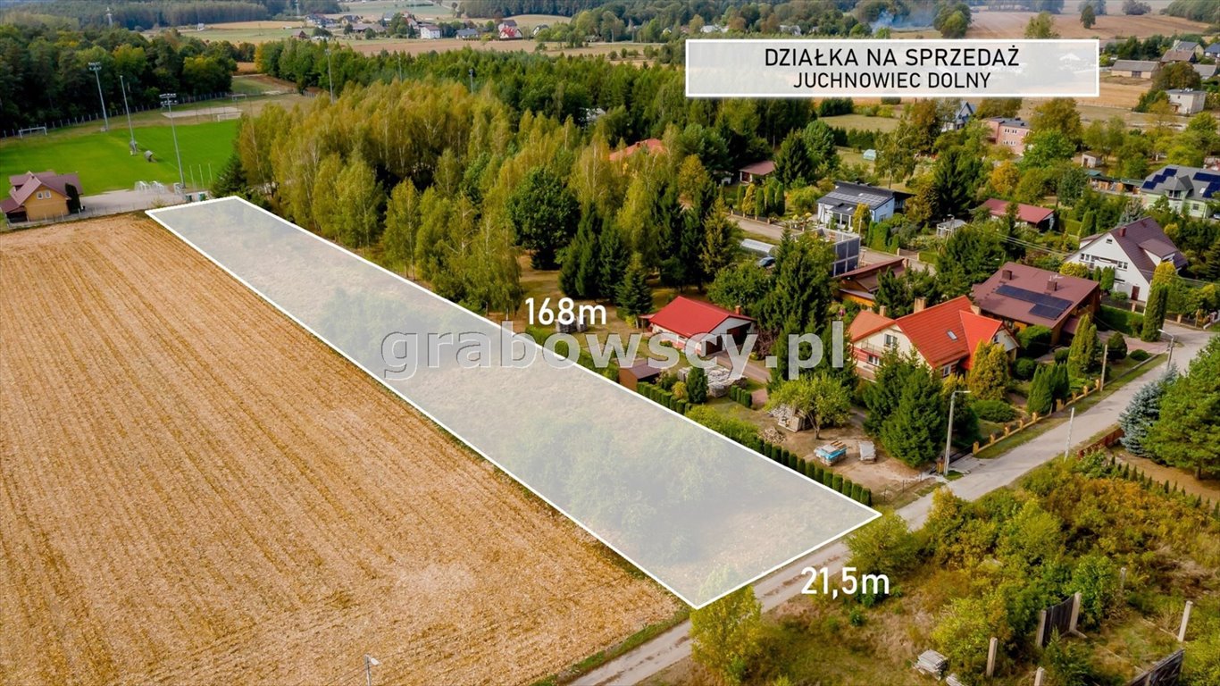 Działka budowlana na sprzedaż Juchnowiec Dolny  3 632m2 Foto 1