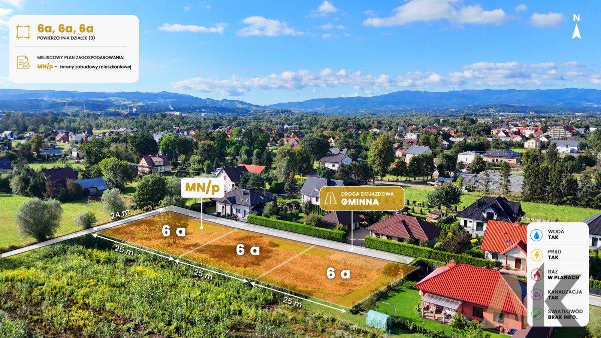 Na sprzedaż 3 płaskie działki 600 m² w Świniarsku Świniarsko  600m2 Foto 1