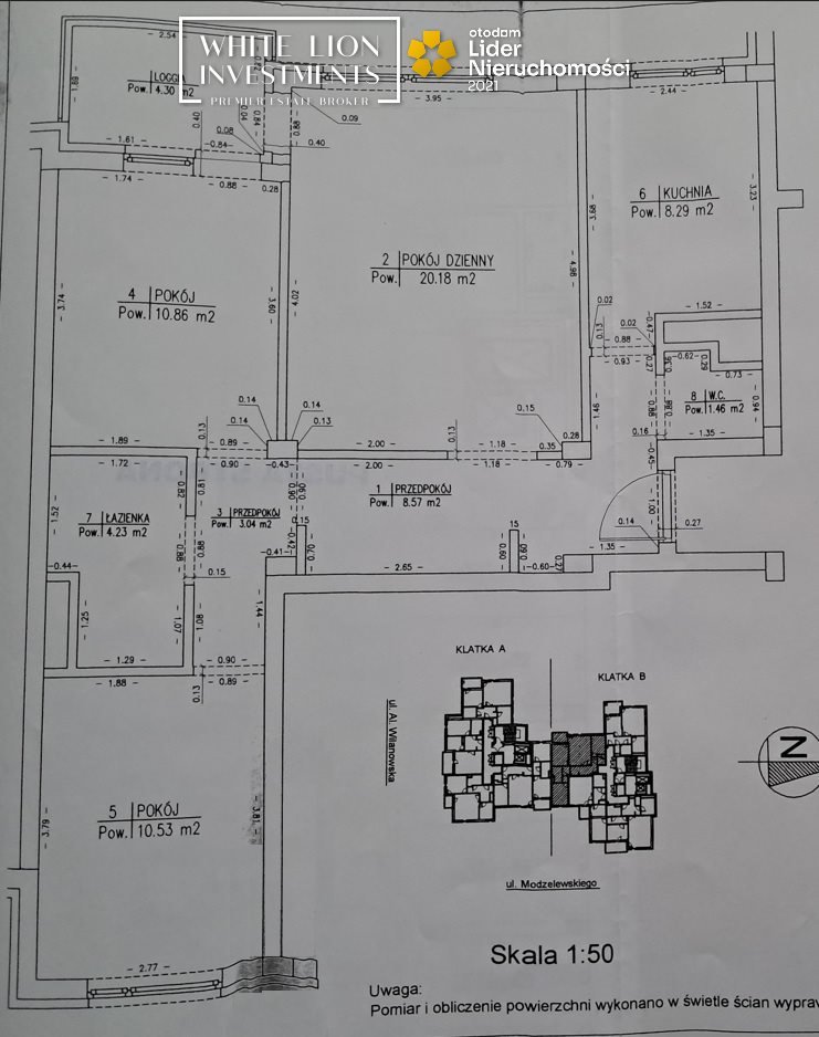 Mieszkanie trzypokojowe na sprzedaż Warszawa, Mokotów, Zygmunta Modzelewskiego  67m2 Foto 19