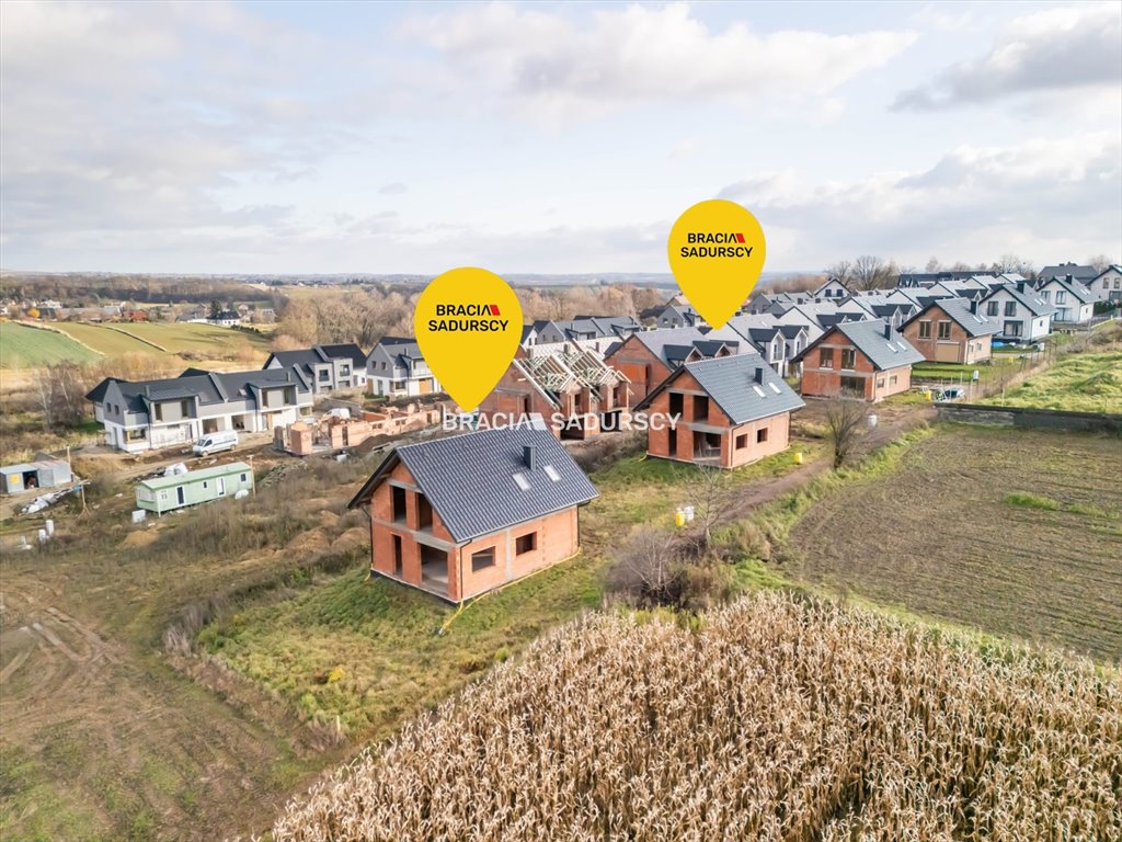 Nowoczesne domy na granicy Krakowa – 130 m2, działki 579 m2 Dojazdów, Jarzębinowa  130m2 Foto 1