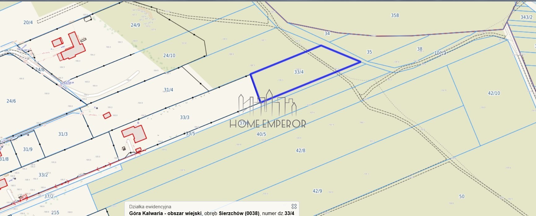 Działka leśna na sprzedaż Sierzchów, Podleśna  2 841m2 Foto 3