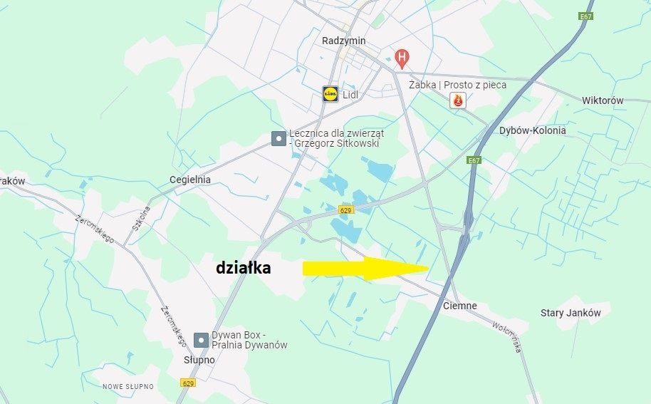 Działka budowlana na sprzedaż Ciemne, Iglasta  1 614m2 Foto 2