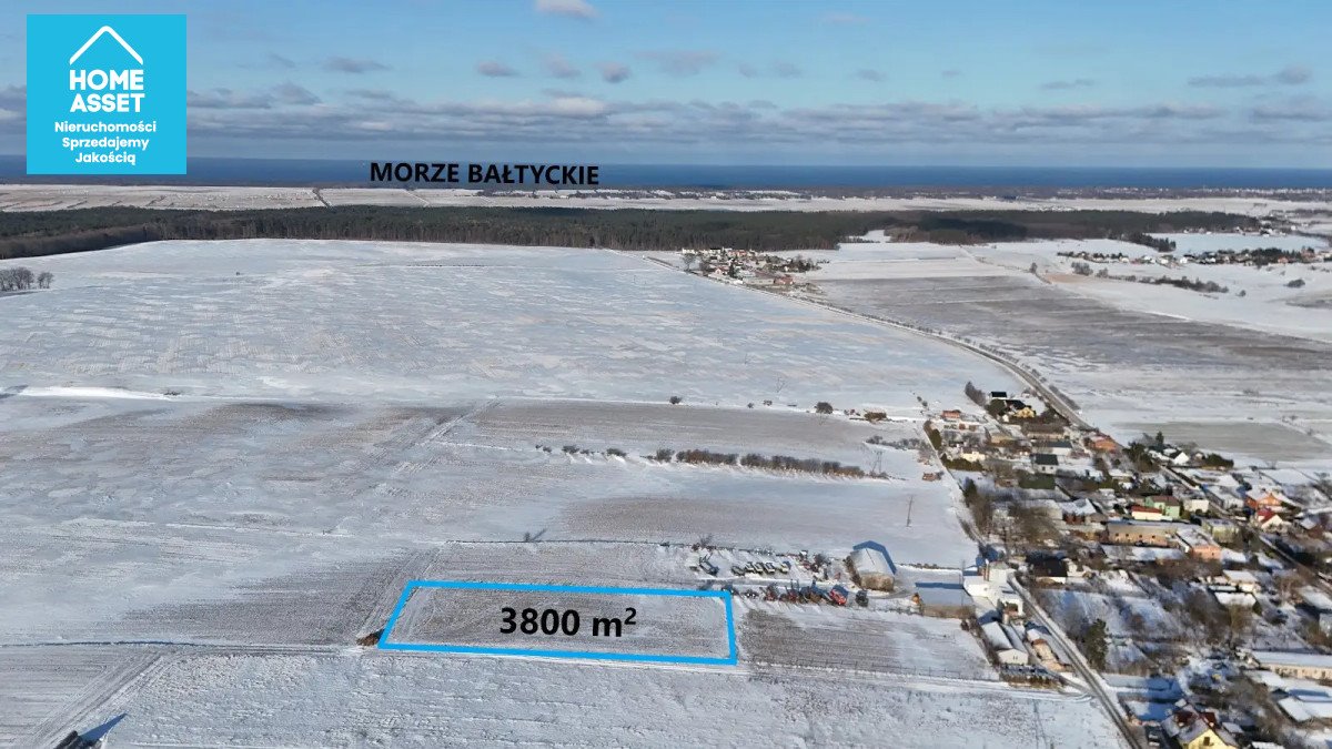 Działka z widokiem na morze, zabudowa siedliskowa Goszczyno, Spacerowa  3 800m2 Foto 1
