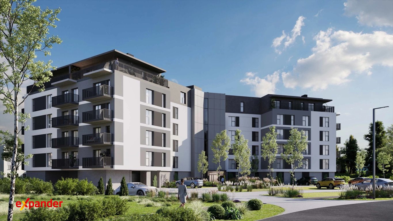 Nowoczesne 1-pokojowe mieszkanie z balkonem, garażem i komórką Nowa Dęba, Eugeniusza Kwiatkowskiego  32m2 Foto 1