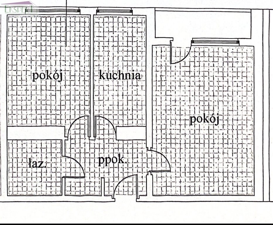 Mieszkanie dwupokojowe na sprzedaż Sosnowiec, Stary Sosnowiec, EKSPERT 535-656-550  43m2 Foto 3