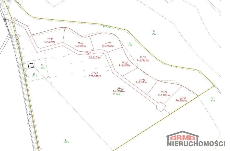 Działka rekreacyjna na sprzedaż Sibin  1 000m2 Foto 7