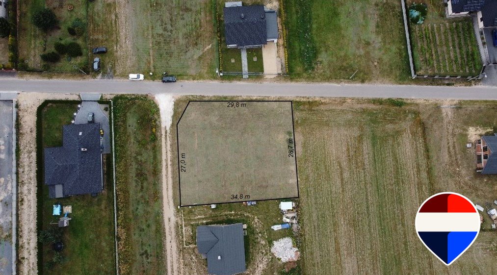 Działka budowlana 1040 m² z mediami i dostępem do lasu Kłobucki, Nowa  1 040m2 Foto 1