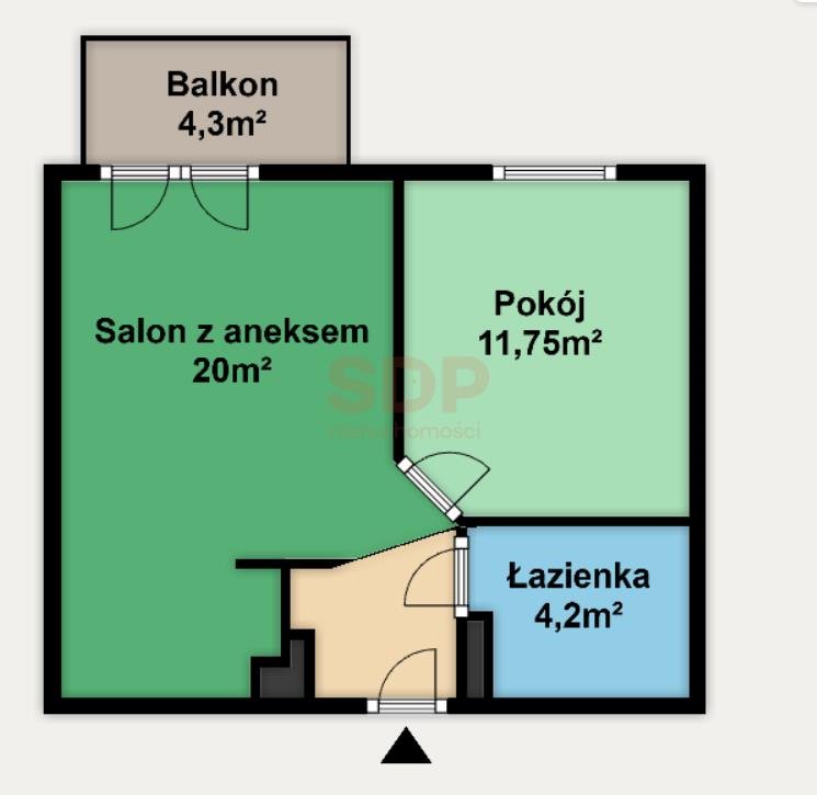 Mieszkanie dwupokojowe na sprzedaż Wrocław, Fabryczna, Stabłowice, Stabłowicka  40m2 Foto 2