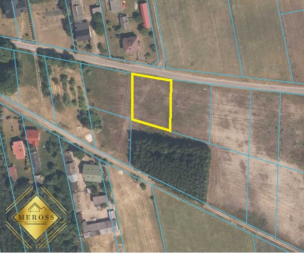 Działka budowlana 1223 m² z mediami, asfalt - polecam! Krosno  1 223m2 Foto 1