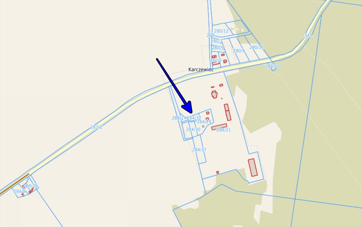 Działka budowlana 860 m² w Rybnie – blisko jezior i lasów Rybno  860m2 Foto 1