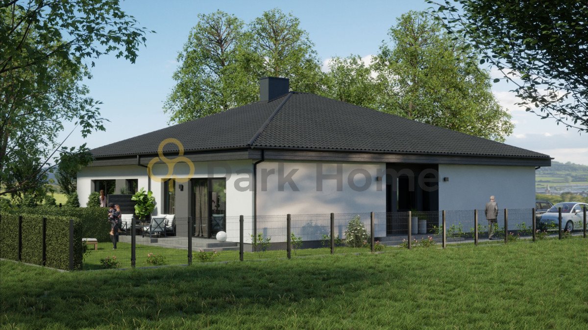 Nowoczesny bliźniak 96,59 m² z ogrzewaniem pompa ciepła Wilkowice  97m2 Foto 1