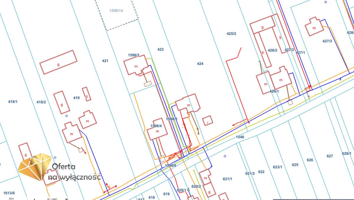 Działka budowlana na sprzedaż Niemce  1 000m2 Foto 12