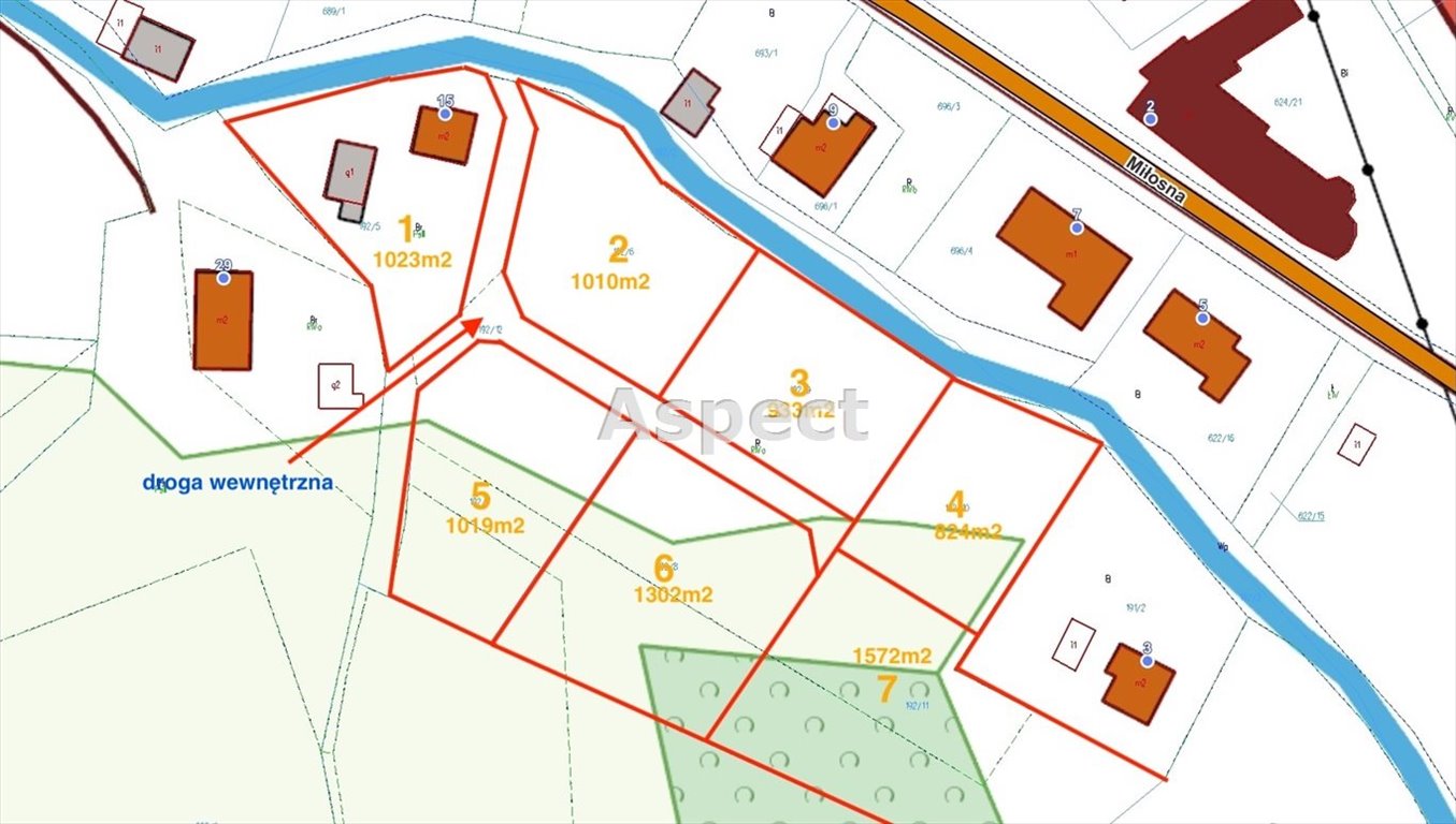 Działka budowlana na sprzedaż Ochaby Małe  1 302m2 Foto 1