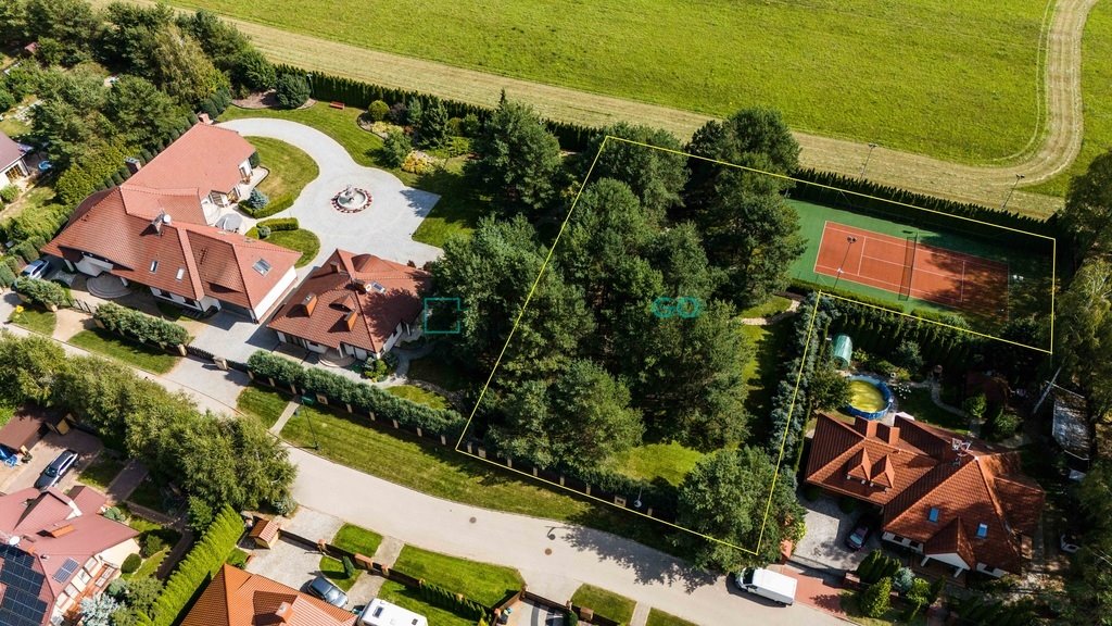 Sprzedam działkę 2660 m² z kortem, altaną i pełnym uzbrojeniem Solniczki, Brzozowa  2 660m2 Foto 1