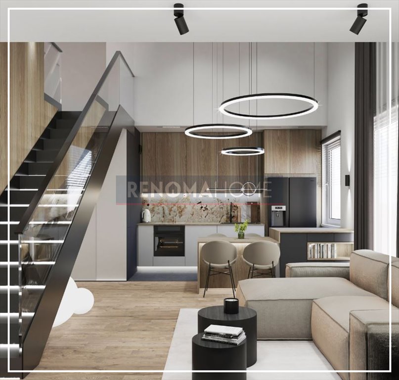 Ekskluzywny apartament z antresolą i balkonem w sercu Tarninowa Legnica  52m2 Foto 1