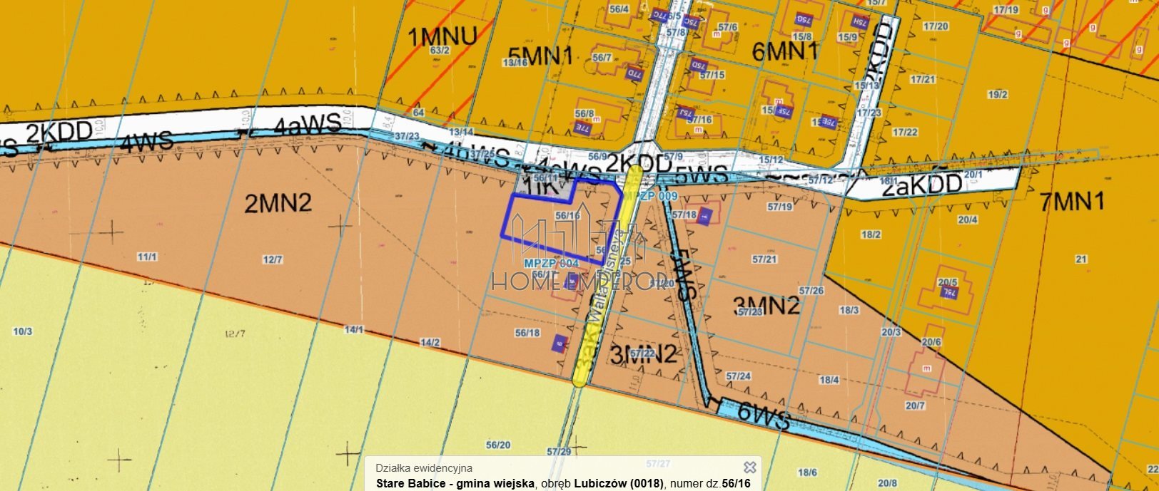 Działka 1231 m² pod zabudowę mieszkaniową w Lubiczowie. Lubiczów, Warszawska  1 231m2 Foto 1