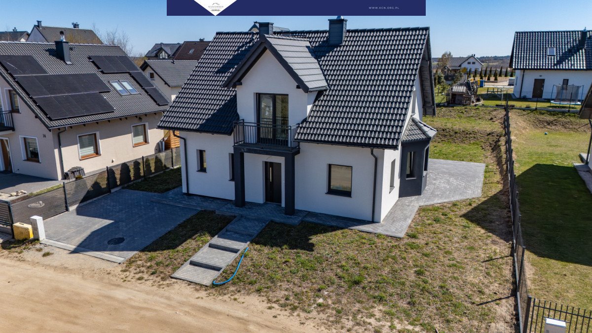 Nowoczesny dom 139 m² z dużą działką 700 m² w Przyjaźni Przyjaźń, Rumiankowa  139m2 Foto 1