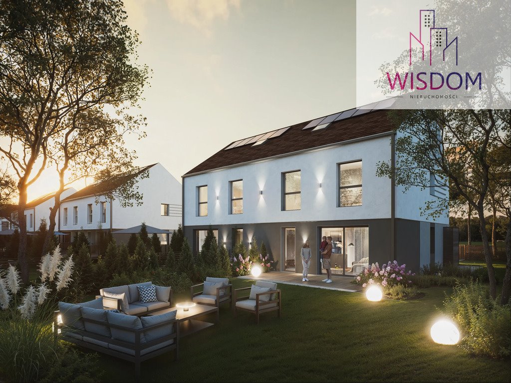 Polecam nowoczesny dom bliźniaczy 103 m² z ogrodem 216 m² w Olsztynie Dywity  103m2 Foto 1