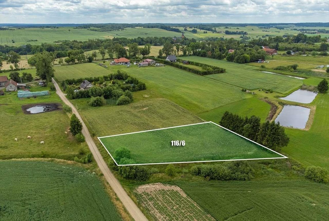 Działka rolno-budowlana 3274 m² z planem domu w Głotowie Głotowo  3 274m2 Foto 1
