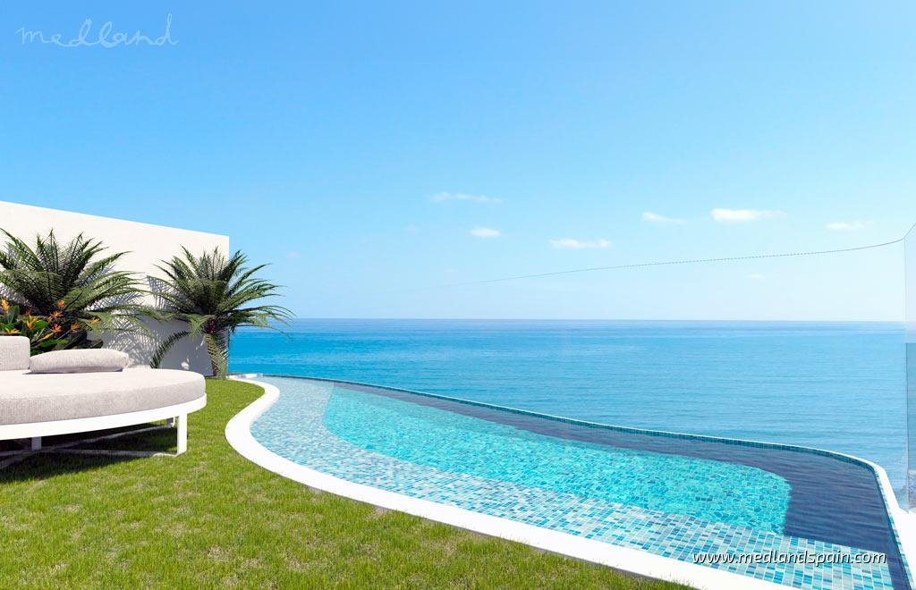 Ekskluzywne 3-pokoje z widokiem na morze i plażę Hiszpania, La Manga Del Mar Menor  220m2 Foto 1
