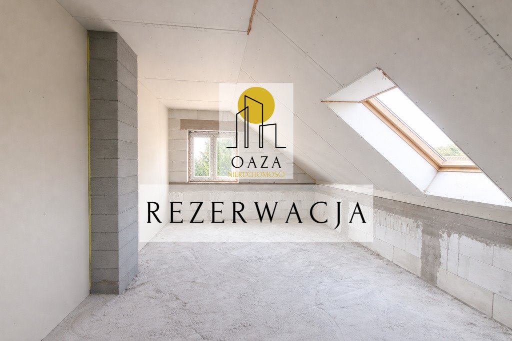 Dom z dużą działką i garażem w Radostach - stan surowy zamknięty Radosty  128m2 Foto 1