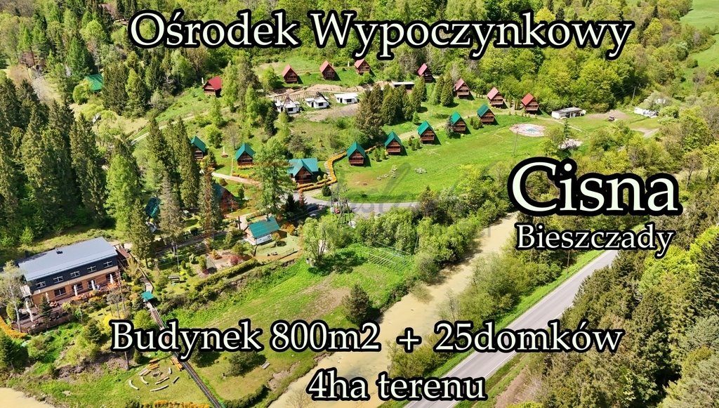 Lokal użytkowy na sprzedaż Cisna  37 800m2 Foto 1