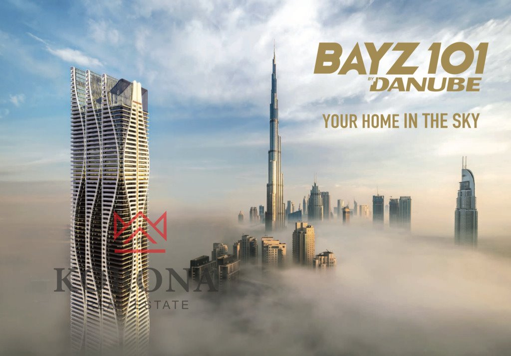 Luksusowe studio z widokiem na Burj Khalifa w Danube BAYZ 101 Zjednoczone Emiraty Arabskie, Dubaj  35m2 Foto 1