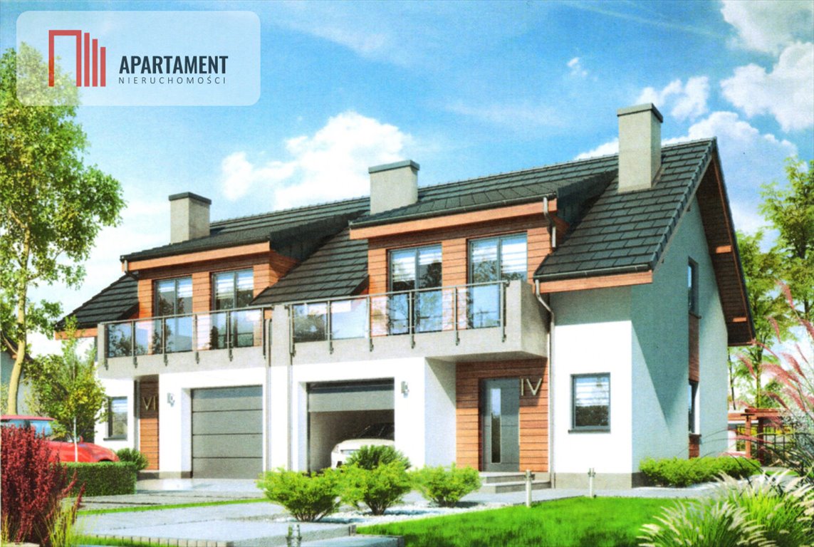 Nowoczesny bliźniak z ogródkiem i garażem - stan deweloperski Osielsko  123m2 Foto 1