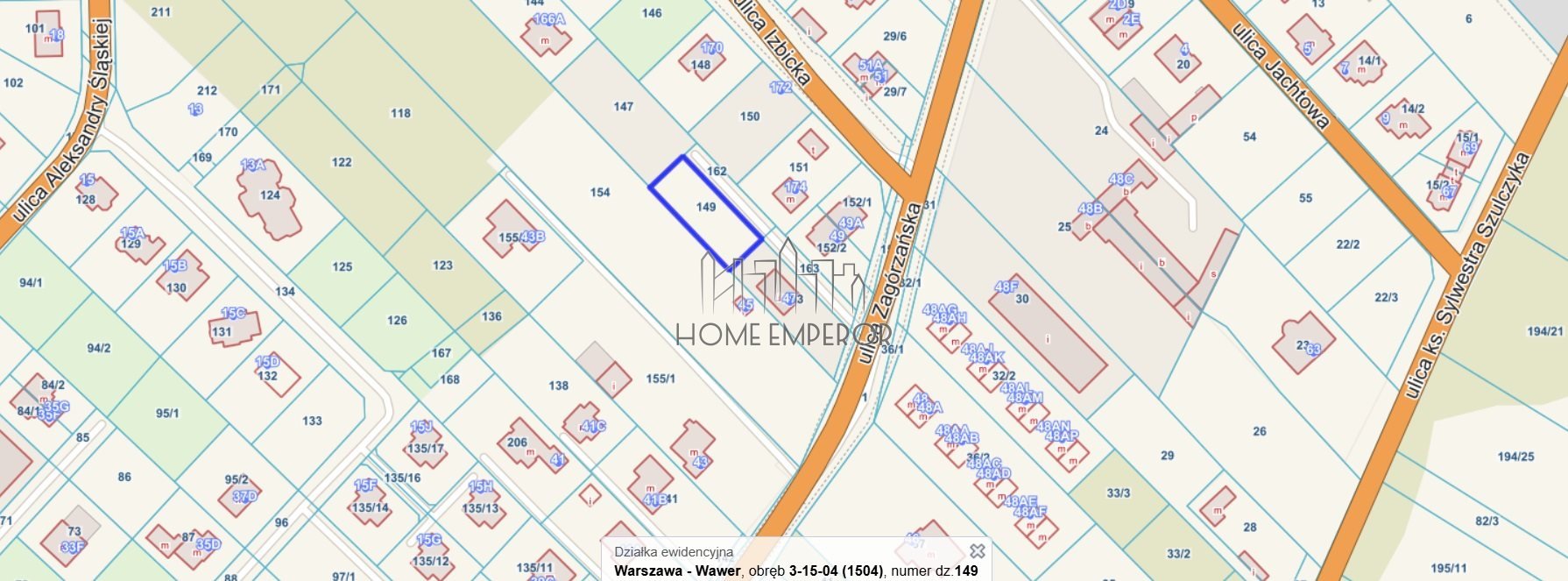 Działka budowlana na sprzedaż Warszawa, Wawer, Zagórzańska  664m2 Foto 2