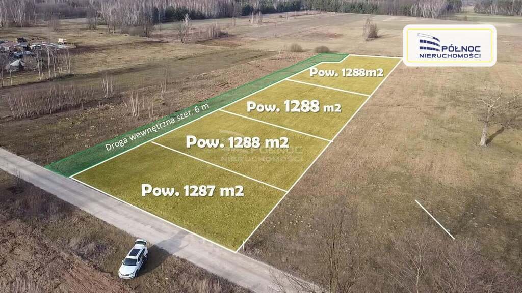 Działka rolna na sprzedaż Kąty-Wielgi  1 287m2 Foto 1