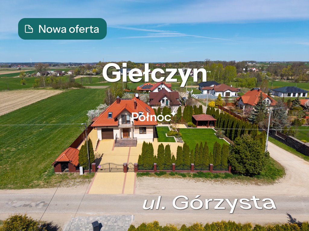 Wyjątkowy dom z garażem i dużą działką w Giełczynie Giełczyn, Górzysta  178m2 Foto 1